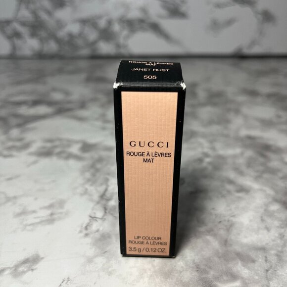 Gucci Other - Gucci Rouge A Levres Mat Lipstick 505 Janet Rust (Rusty Red) New Full Size